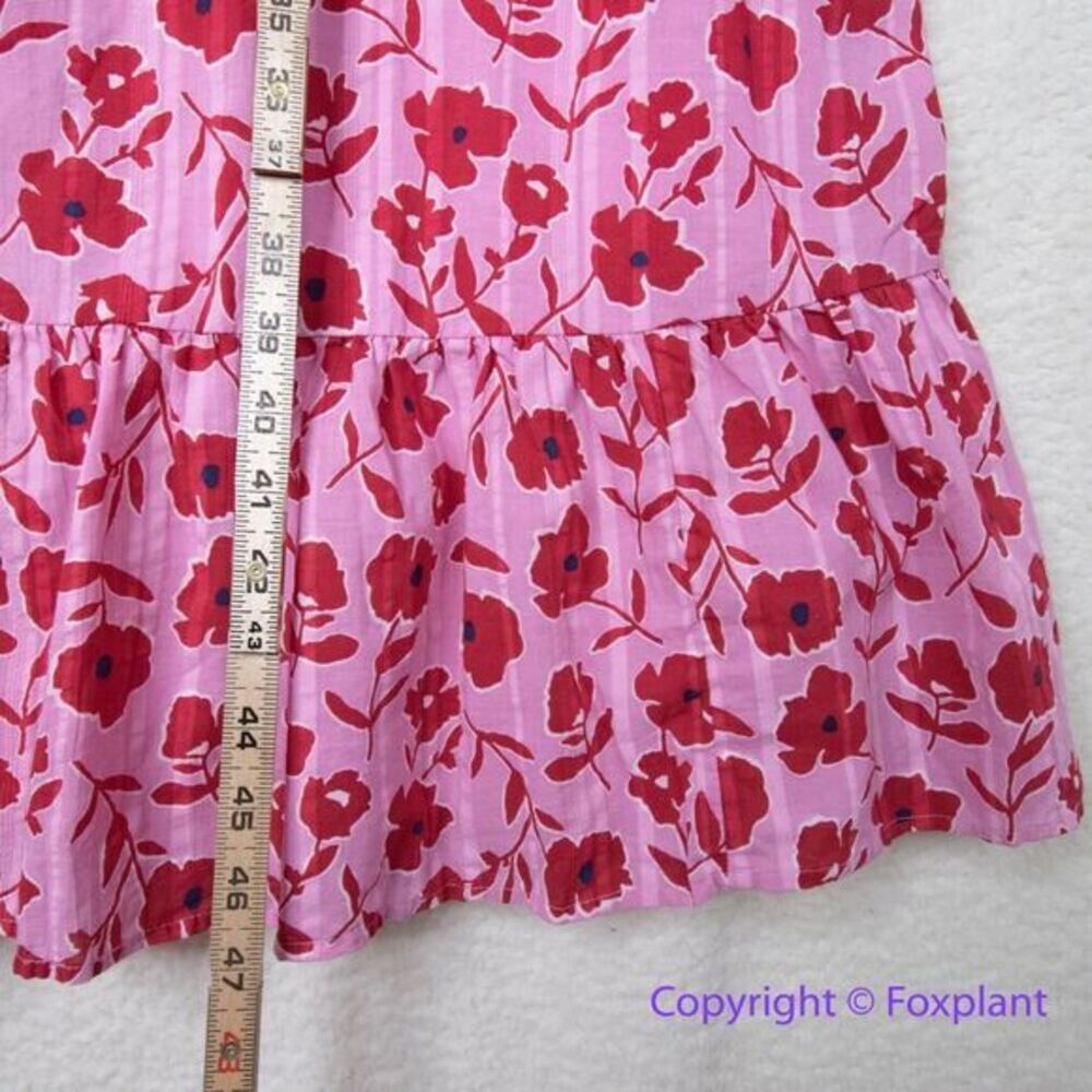 New!  Vineyard Vines Rock Rose Floral Smocked Midi‎ Dress, size M - Picture 6 of 15